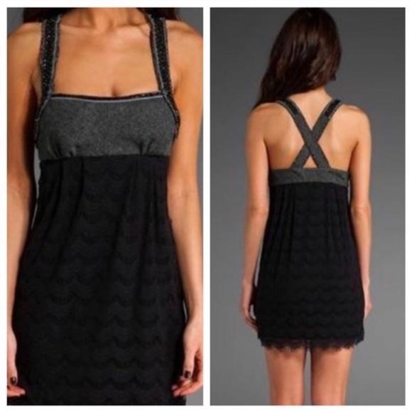 Free People Dresses & Skirts - Free People Beaded Lace Dress